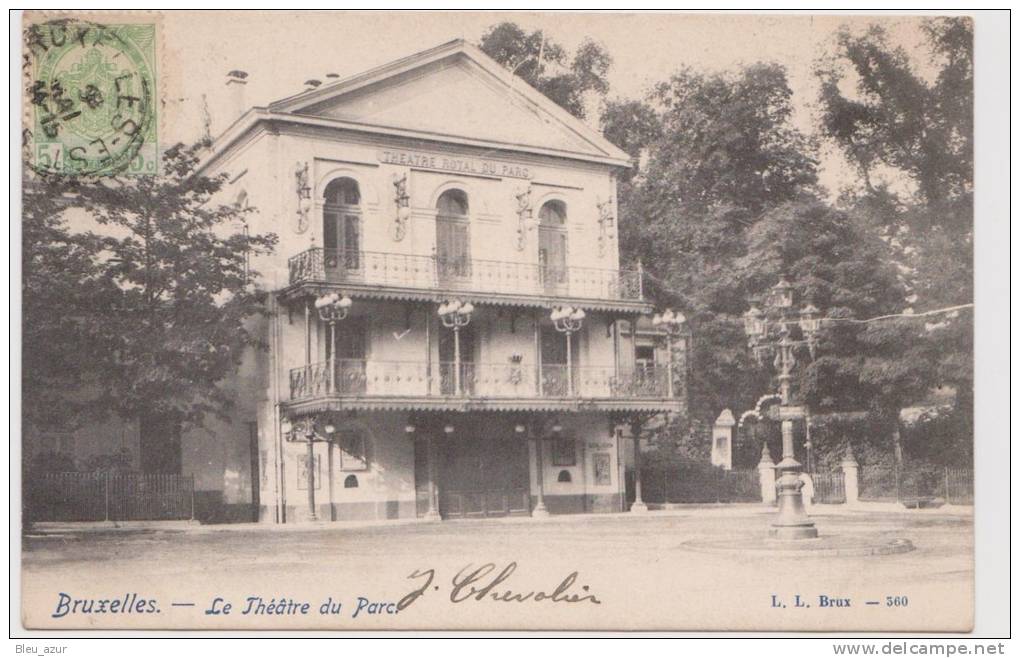 CPA  BRUXELLES   Le Théatre Du Parc - Monumenten, Gebouwen