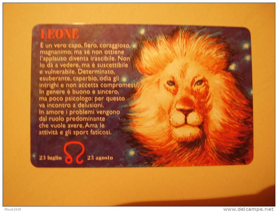 Télécarte Neuve De Saint Marin . San Marino . Signe Du Zodiaque : Le Lion . Leone  . - San Marino