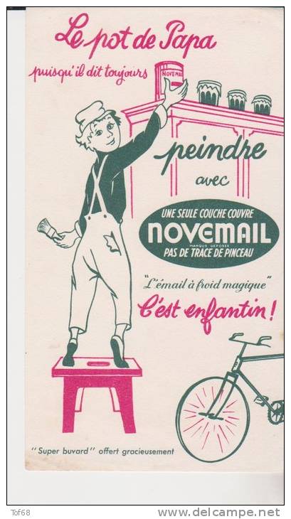 Buvard Peintures Novemail - Paints