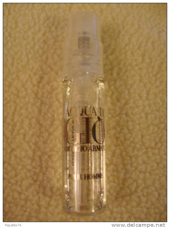 Echantillon Acqua Di Gio - Giorgio Armani - Echantillons (tubes Sur Carte)