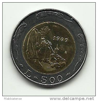 1989 - San Marino 500 Lire   ----- - San Marino