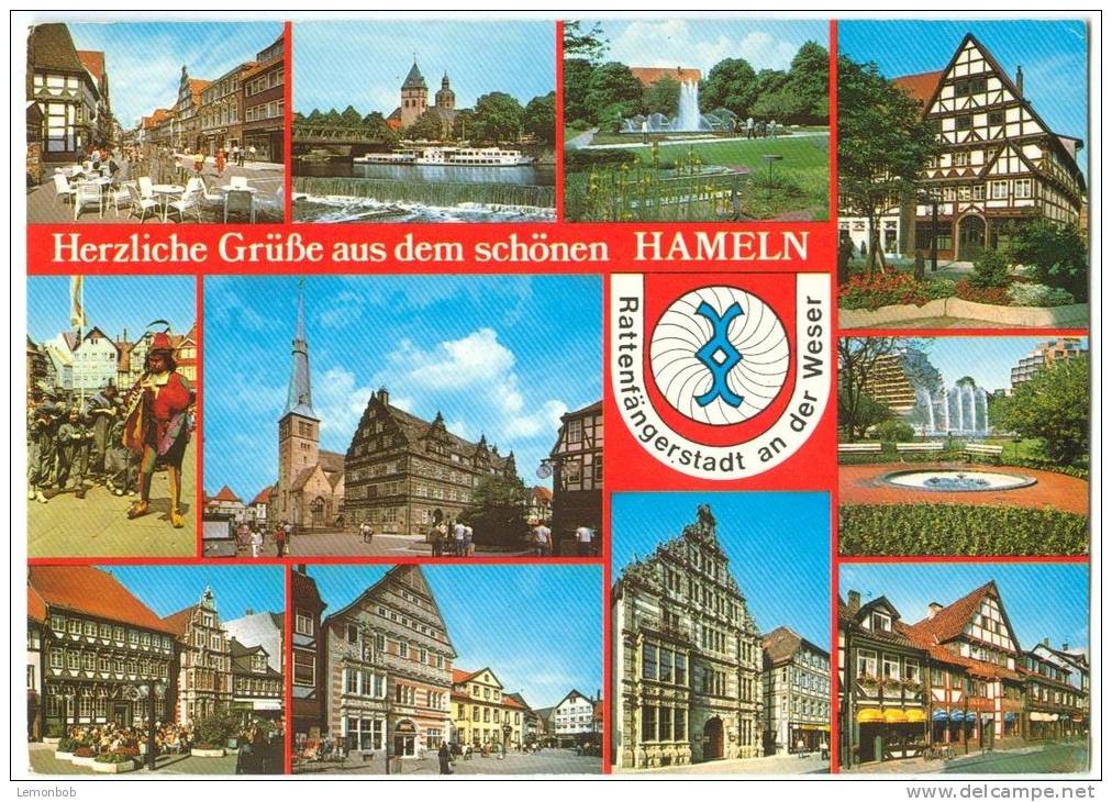 Germany, Herzliche Grusse Aus Dem Schonen HAMELN, Used Postcard [12323] - Hameln (Pyrmont)