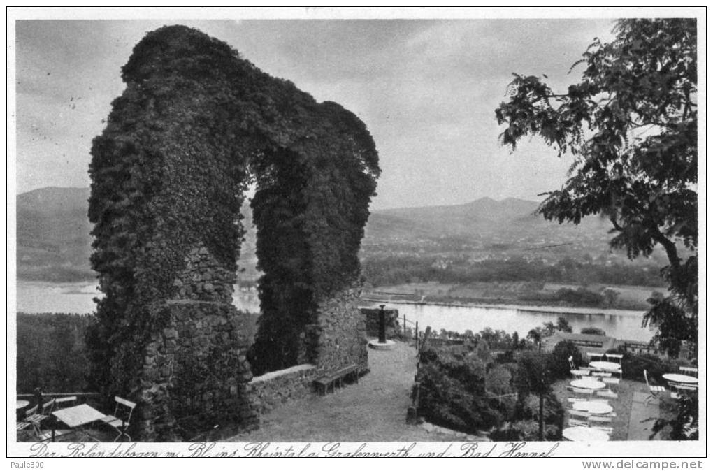 Remagen - Der Rolandsbogen Mit Blick Ins Rheintal  L16 - Remagen