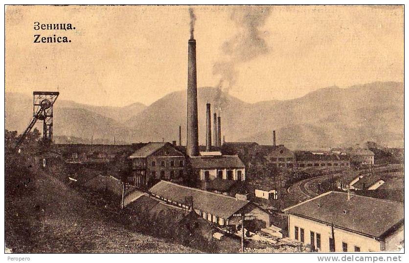 AK BOSNIEN  UND HERZEGOWINA BOSNIA ZENICA  BRACA BRALIC&GOMERCIC ,ZAGREB, OLD POSTCARD - Bosnia And Herzegovina