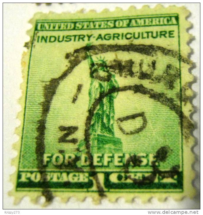 United States 1940 Liberty For Defense Industry Agriculture 1c - Used - Andere & Zonder Classificatie