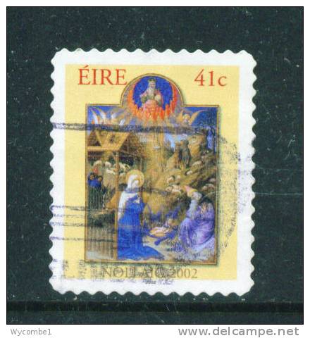 IRELAND  -  2002  Christmas  41c Self Adhesive  FU (stock Scan) - Used Stamps