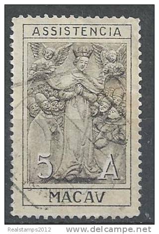 MACAU - (IMPOSTO POSTAL) 1930, Nossa Senhora Das Misericórdias,  5 A.  (o)  Afinsa  Nº 6 - Oblitérés