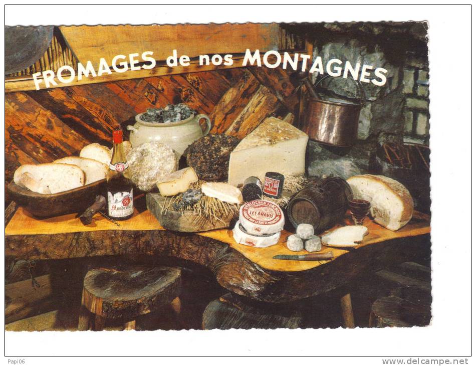 SAVOIE.  Fromages De Nos Montagnes: Crottin Aravis, Tome Savoie, Beaufort, Reblochon,Rondinet Crottin Blanc De Savoie, - Otros