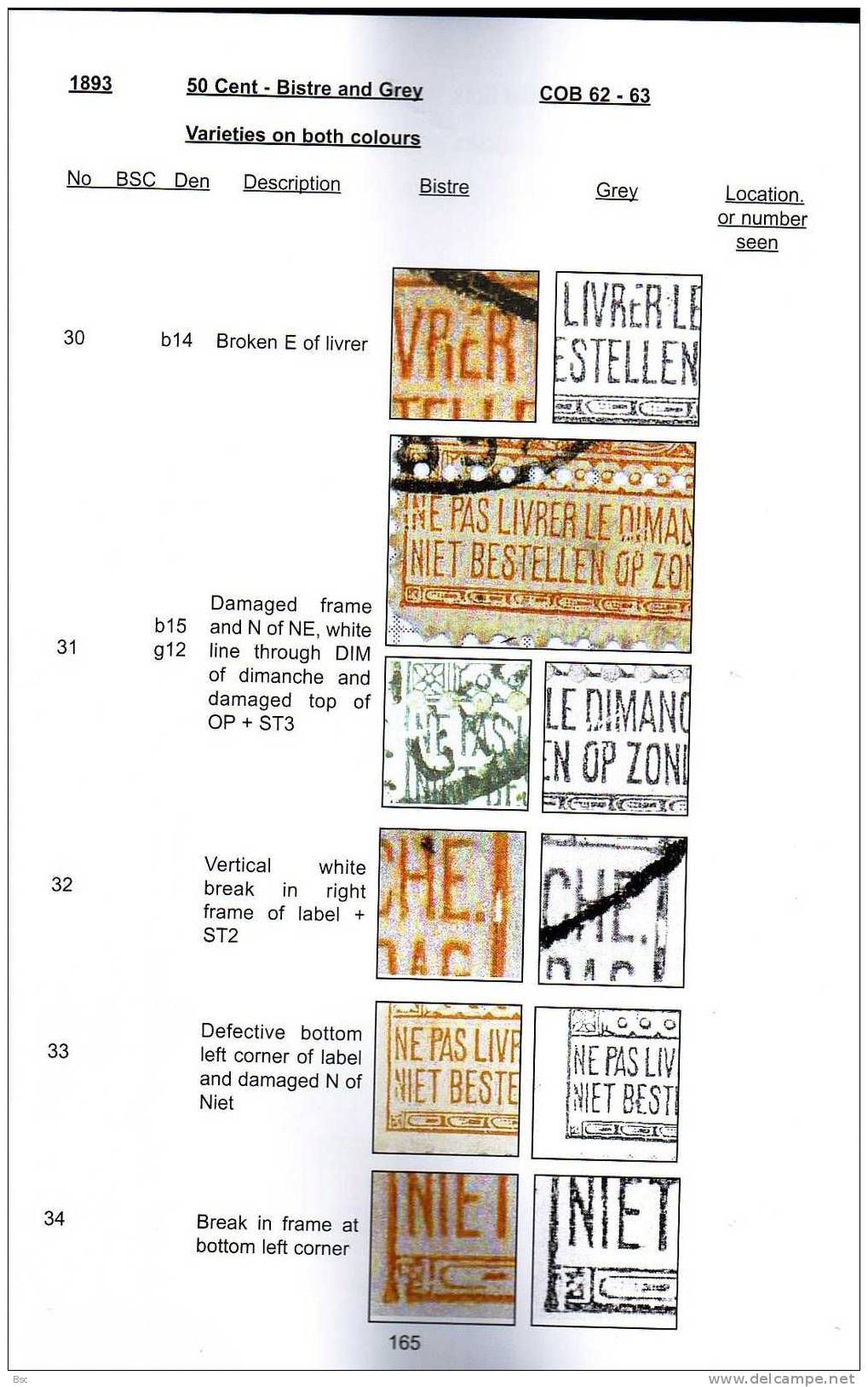 FINE BARBE VARIETIES by Tom PRING du Belgian Study Circle (BSC) 194 pages tout en couleur