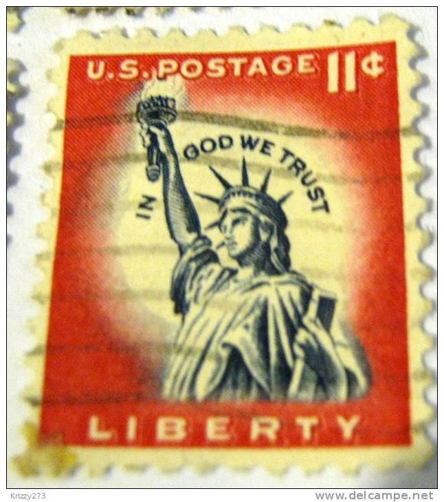 United States 1954 Liberty 11c - Used - Oblitérés