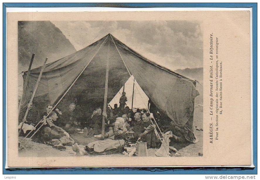 SCOUTISME --  Raréges - Le Camp Bernard Rollot - Le Réfectoire - Scouting