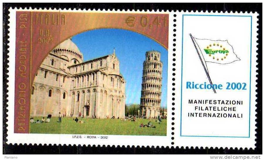 PIA - ITALIA - 2002 : Patrimonio Mondiale Dell´ Unesco   - (SAS  2645-46) - 2001-10: Nieuw/plakker