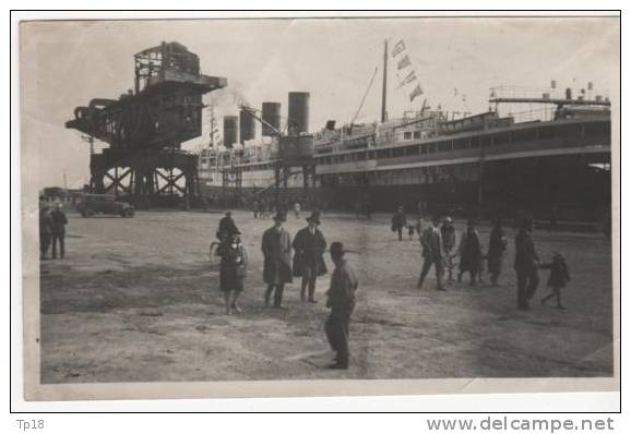 Le Steamer France A Quai - Passagiersschepen