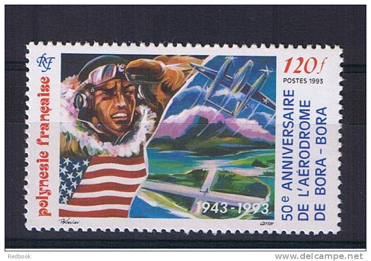 RB 898 - French Polynesia 1993 - 120f Bora Bora Airfield Mint MNH - WWII Military Aviation Theme - Other & Unclassified