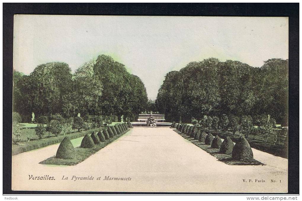 RB 899 - Early Postcard - La Pyramide Et Marmousets - Versailles France - Ile-de-France