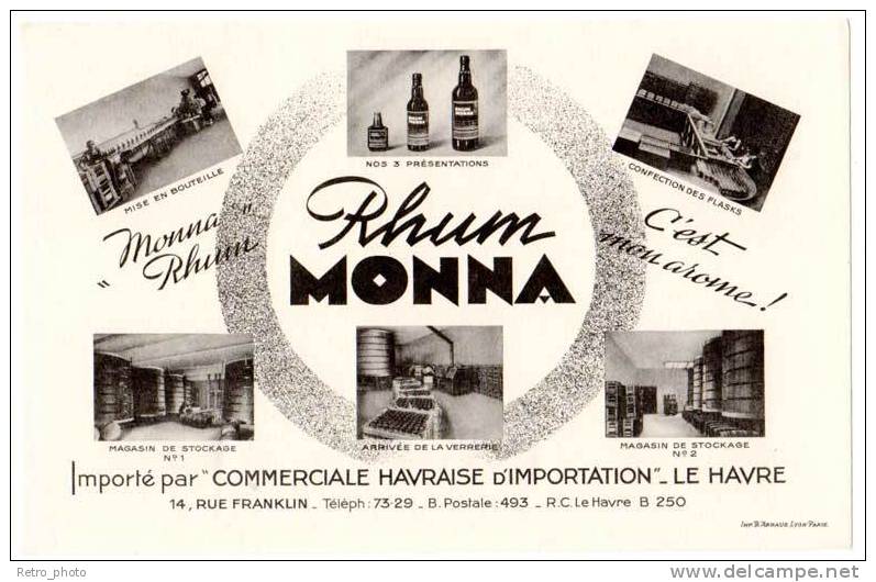 Buvard Rhum Monna, Le Havre - R