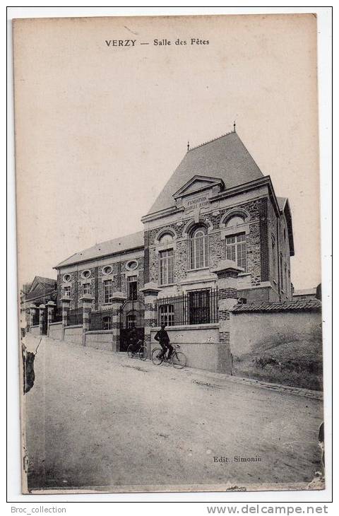 Verzy, Salle Des Fêtes, éd. Simonin - Verzy