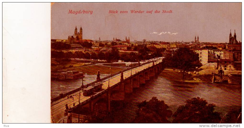 Magdeburg (Blick Vom Werder Auf Die Stadt (coins Endom/) - Magdeburg