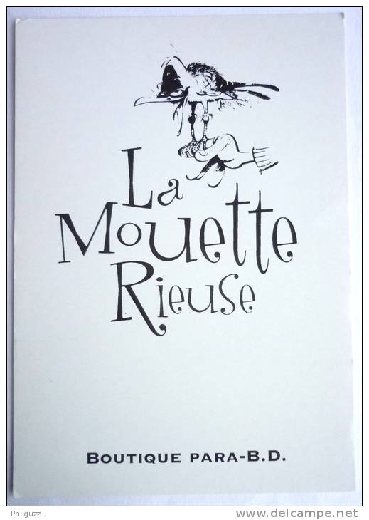 RARE CARTE POSTALE  - FRANQUIN - BOUTIQUE LA MOUETTE RIEUSE MONTREAL - 1997 - Tarjetas Postales