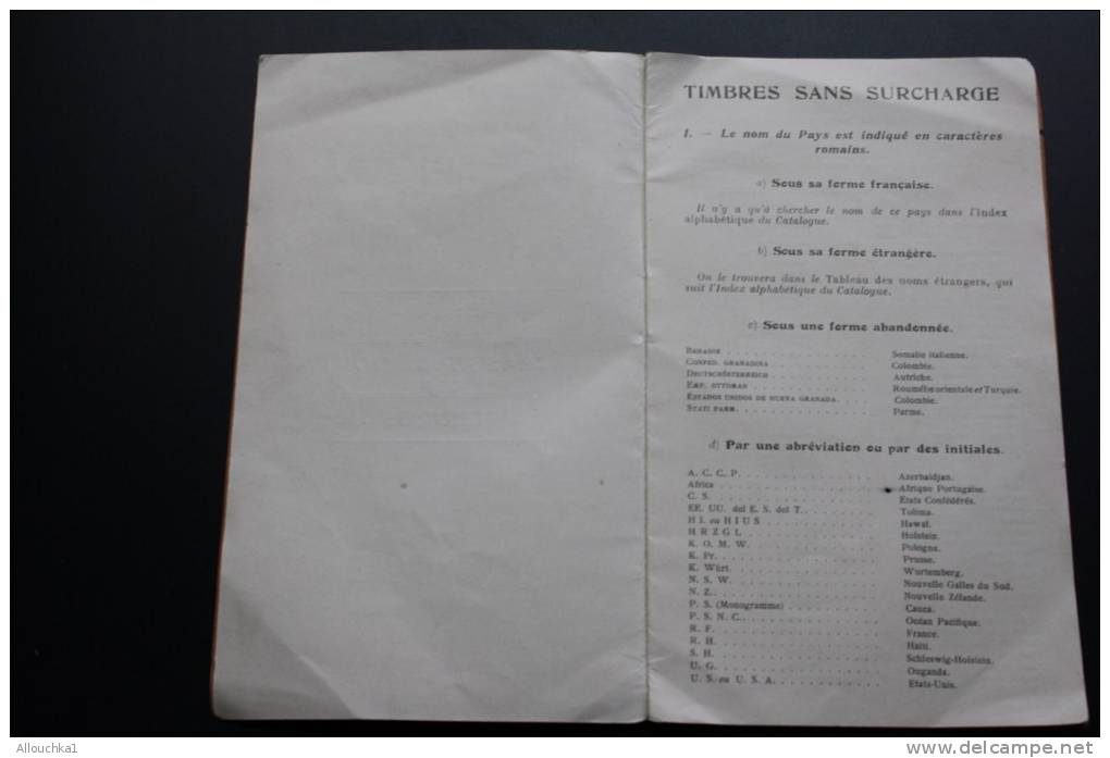 1925 Essai De Classification Des Timbres-postes Surcharges Abréviation Ou Initiales Caractères Orientaux Y/T - France