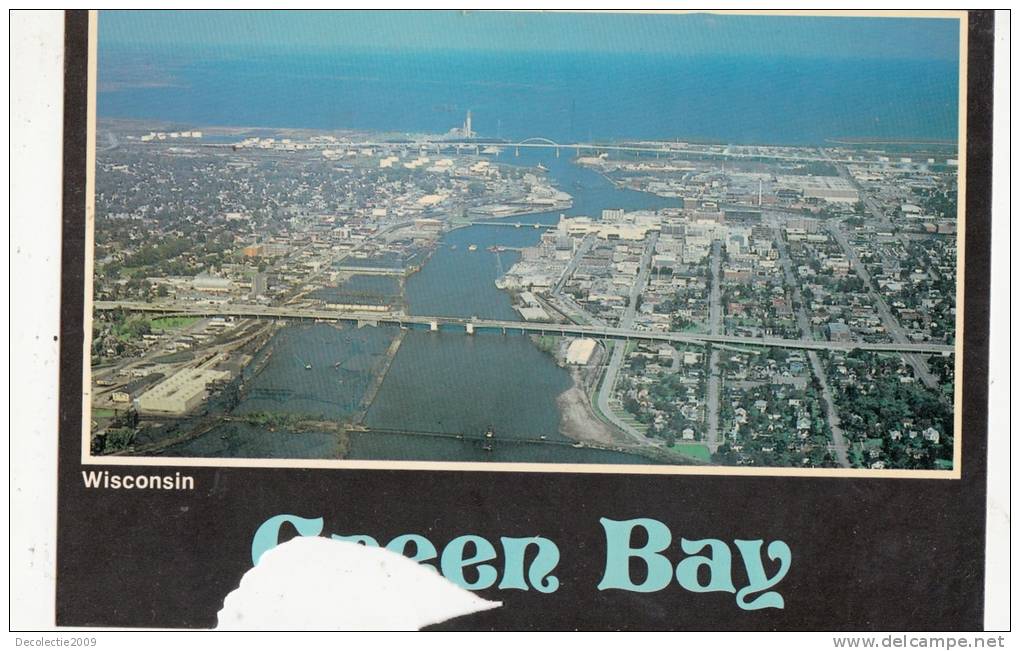 BR30236 Panoramic View Of Green Bay    2 Scans - Green Bay