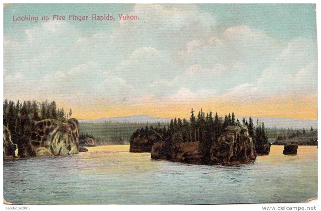 BR39434 Looking Un Five Finger Rapids Yukon    2 Scans - Yukon