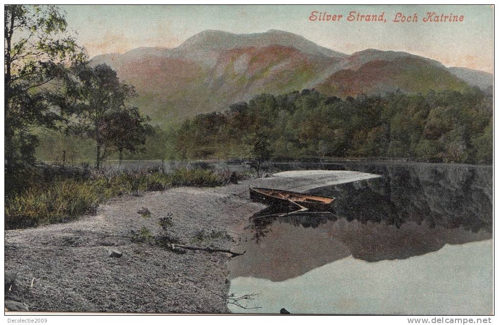 BR39474 Silver Strand Loch Katrine   2 Scans - Stirlingshire