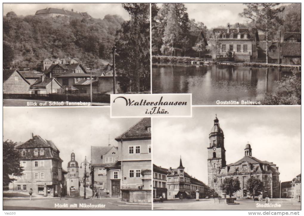 WALTERSHAUSEN,VIEWS,CHURCH,HOUSES,GERMANY - Waltershausen