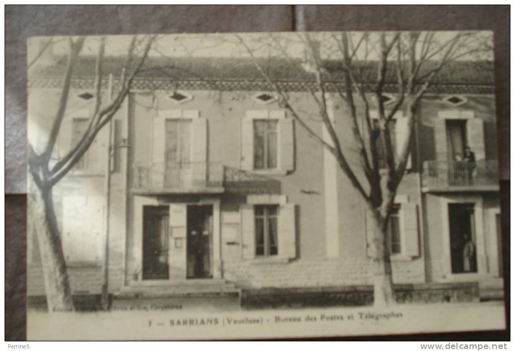 SARRIANS - Bureau Des Postes Et Télégraphes - Sarrians