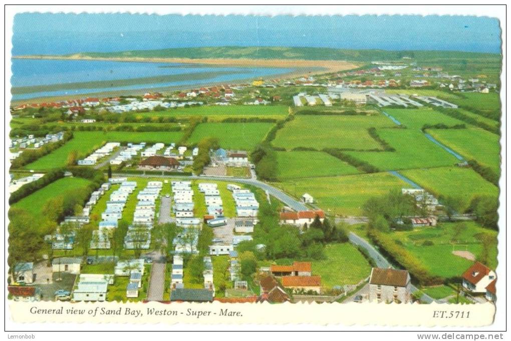 UK, General View Of Sand Bay, Weston-Super-Mare, 1979 Used Postcard [12400] - Weston-Super-Mare