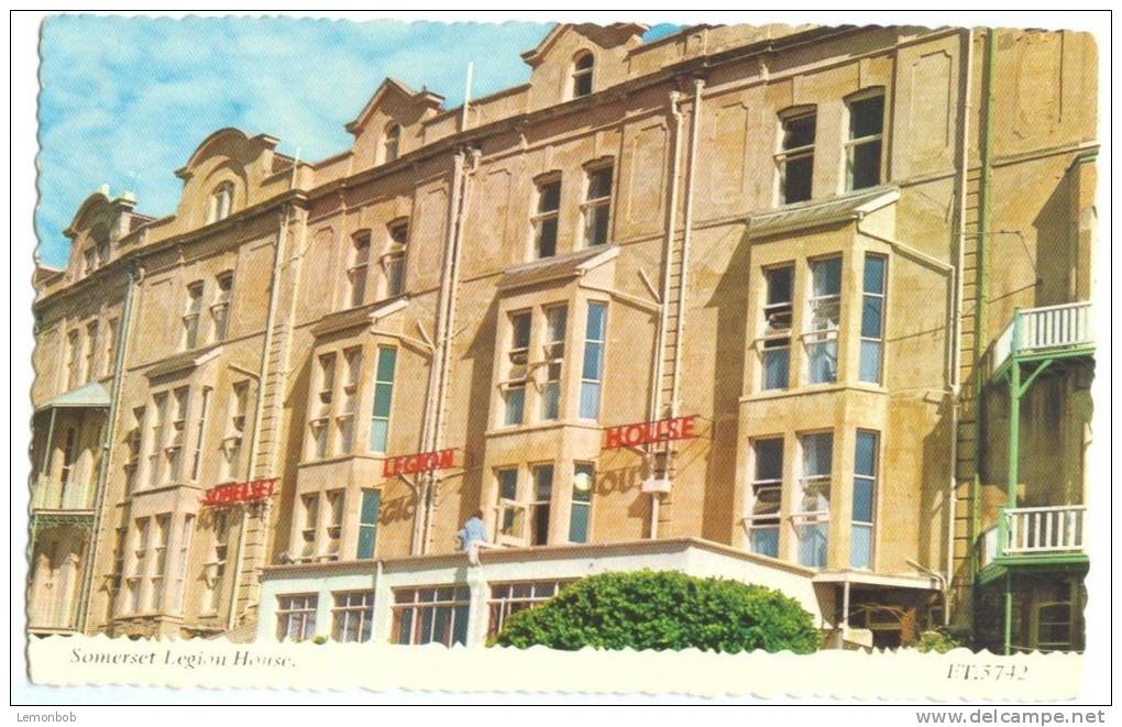 UK, Somerset Legion House, 1978 Used Postcard [12402] - Weston-Super-Mare