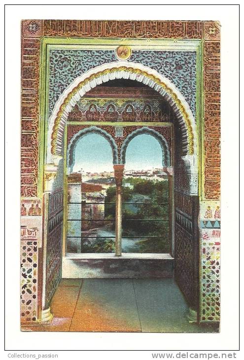 Cp, Espagne, Granada, Alhambra, Voyagée 1909 - Granada