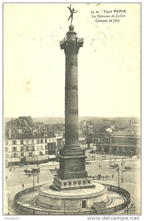 PARIS - Série TOUT PARIS - La Colonne De Juillet - Lots, Séries, Collections