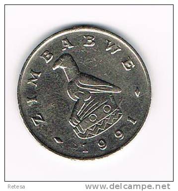 ** ZIMBABWE  20  CENTS  1991 - Zimbabwe