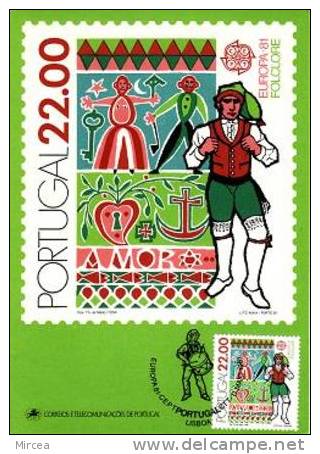 1509, Portugal, Carte Maximum, 1981 - Cartes-maximum (CM)