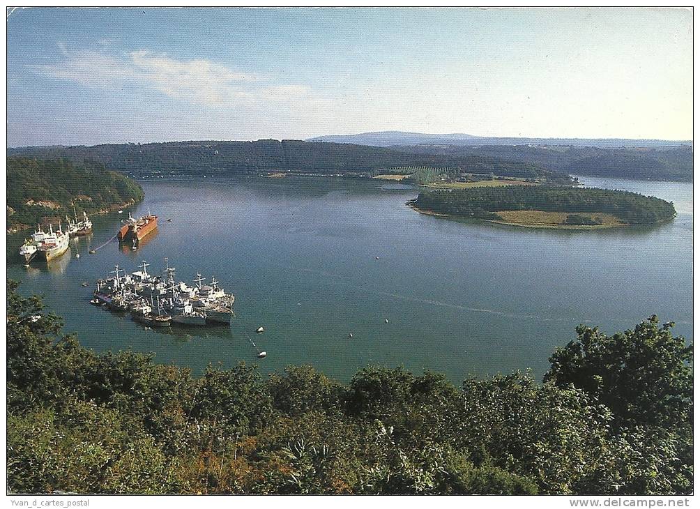 29 LANDEVENNEC LA BOUCLE DE L AULNE DANS L ANSE DE PENFORM - Landévennec