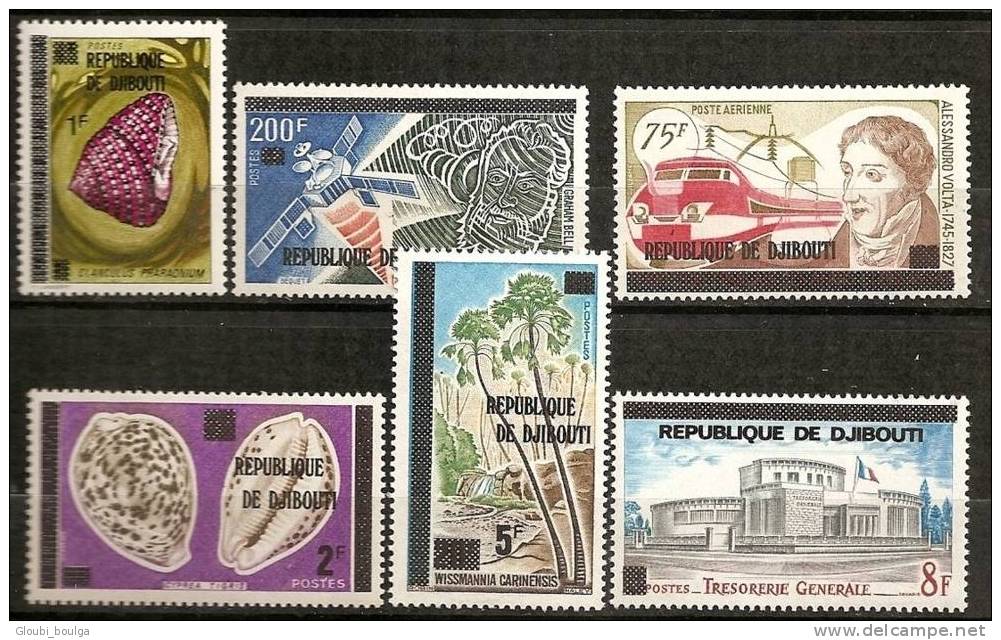 Djibouti, Les Premiers Timbres De La République, 1977, Neufs ** - Djibouti (1977-...)