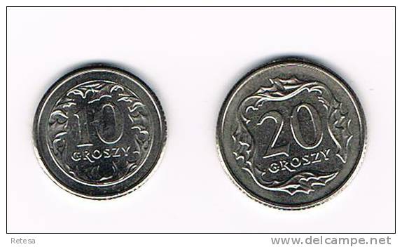 POLEN  10 En 20 GROSZY  1992 - Polen