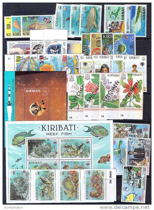 M0002 Kiribati, TO CLEAR, Small Selection Of Sets Mnh (CV = &pound;36+) - Kiribati (1979-...)