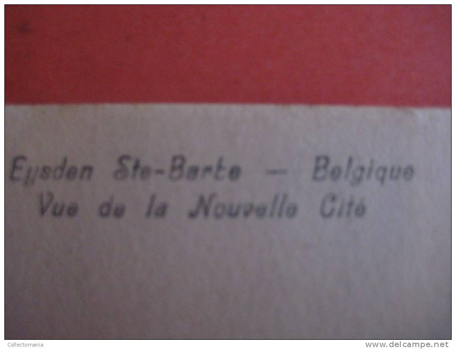 6 Postkaarten Eisden  St.Barbe Een Welgekend Huis, Groeten Uit Eysden, Eisden Mijnen, St.Barbe Ingang V H Dorp, Etc... - Maasmechelen