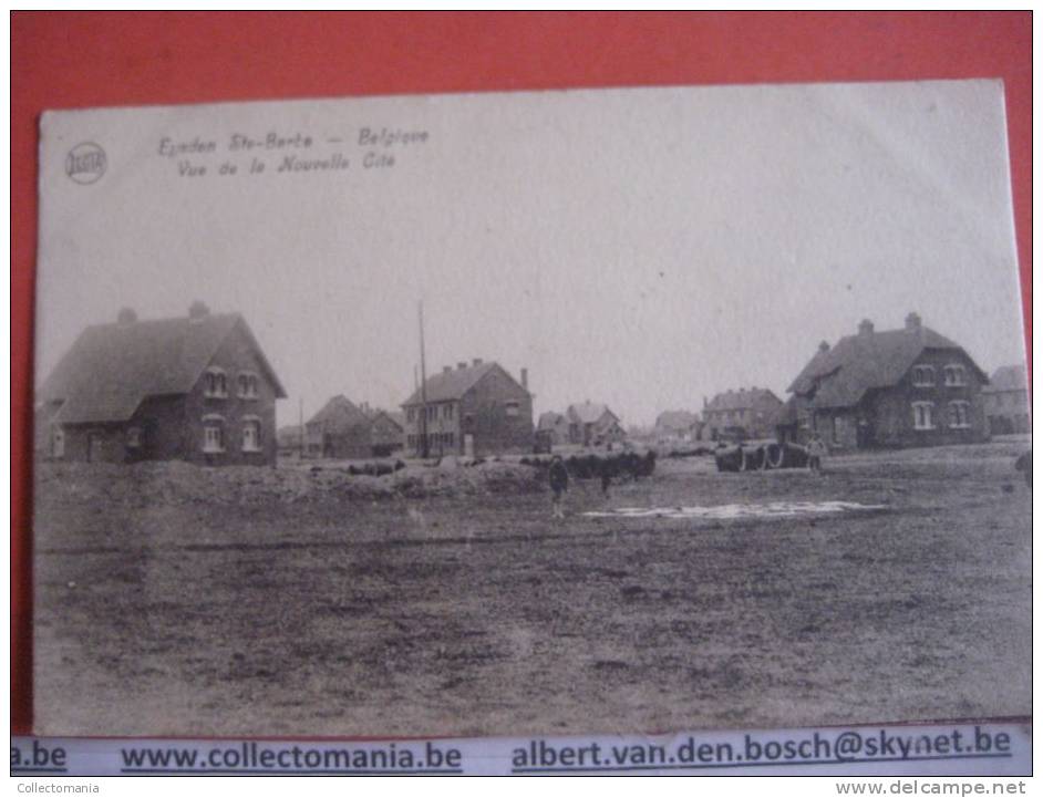 6 postkaarten Eisden  St.Barbe Een welgekend huis, Groeten uit Eysden, Eisden mijnen, St.Barbe ingang v h dorp, etc...