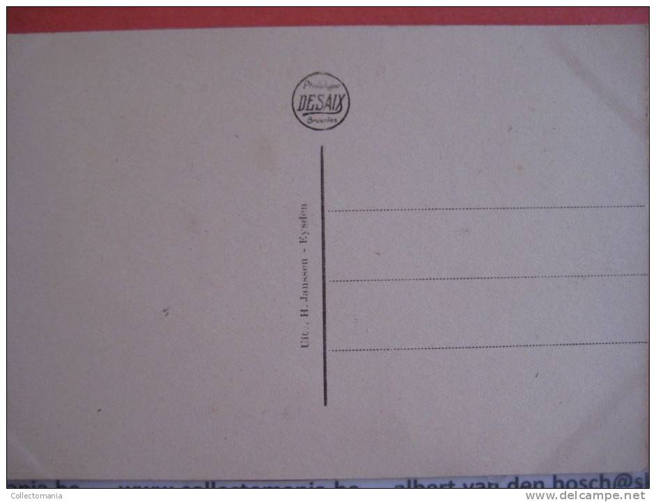 6 postkaarten Eisden  St.Barbara metaal en spoorwerken, vue de la nouvelle cité, Werkmanshuizen,Groten uit, ..