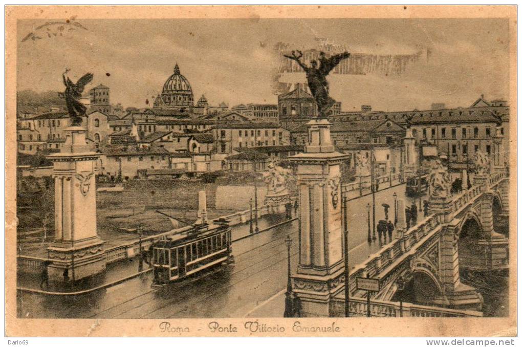 1934 ROMA - PONTE VITTORIO EMANUELE - Ponti