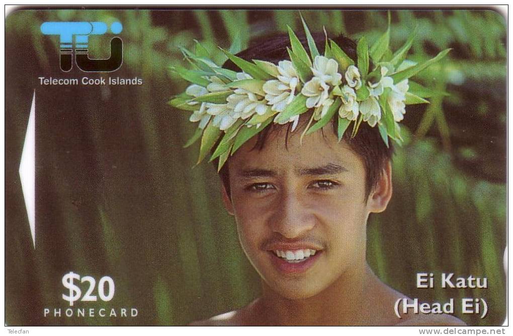 COOK ISLANDS TIARE MAORI GARCON 20$ UT - Andere - Oceanië