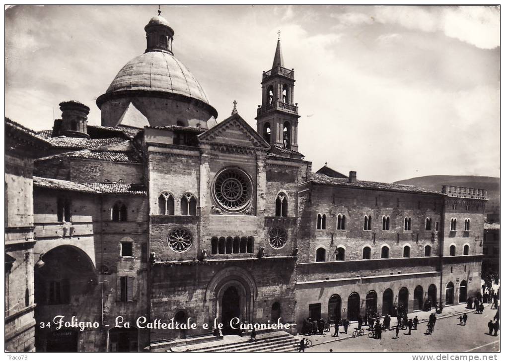 FOLIGNO  /  La Cattedrale E Le Canoniche _ Viaggiata - Foligno