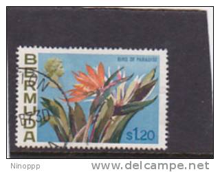 Bermuda 1970  QEII Bird Of Paradise $ 1.20 Used - Bermuda