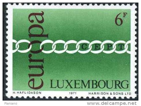 PIA  -  LUSSEMBURGO  -  1971  : Europa  (Yv 774-75) - 1971