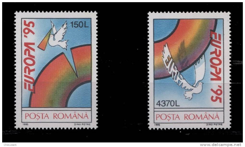 Roumanie ** N°  4244/4245  - Europa 1995 - Neufs