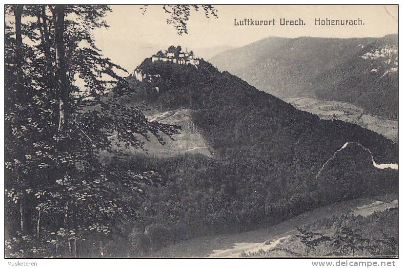 ## Germany PPC Luftkurort Urack Hohenurach URACH 1912 To Heilsarmee COLMAR (2 Scans) - Bad Urach