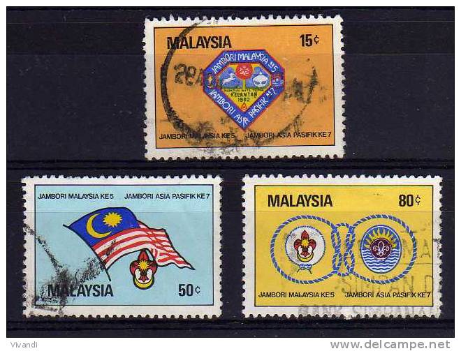 Malaysia - 1982 - 5th Malaysian Boy Scout Jamboree - Used - Malasia (1964-...)